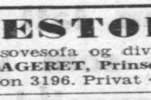 Bilde av Th. Pedersen, Divanlageret